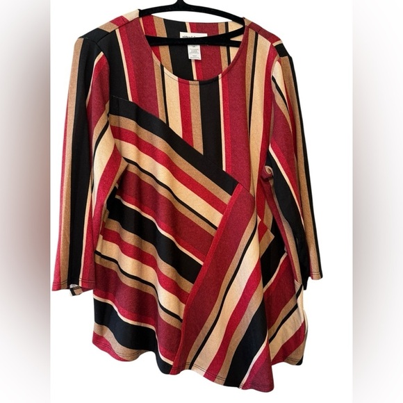 Alfred Dunner Woman Park Place Top 2X - Picture 3 of 8